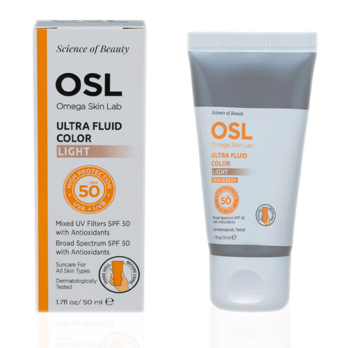 Osl - Omega Skin Lab Ultra Fluide Color Spf50+ Güneş Koruyucu Krem 50 ml - Light - Osl - Omega Skin Lab