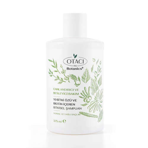 Otacı 10 Bitki Özü ve Biotin İçeren Bitkisel Şampuan 375 ml - Otacı