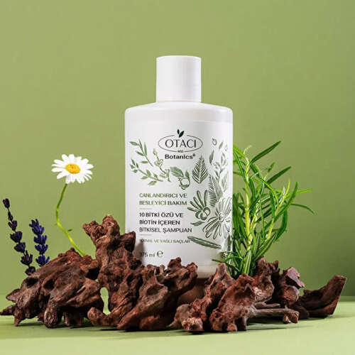 Otacı 10 Bitki Özü ve Biotin İçeren Bitkisel Şampuan 375 ml - 2