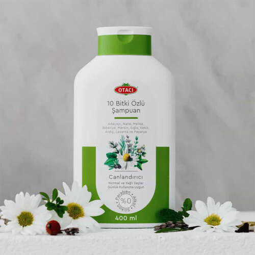 Otacı 10 Bitkili Canlandırıcı Bitki Özlü Şampuan 400ml - Otacı