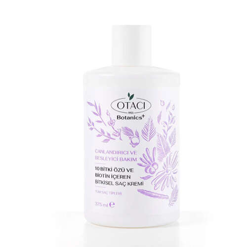 Otacı Besleyici Bakım 10 Bitki Özü ve Biotin İçeren Bitkisel Saç Kremi 375 ml - Otacı