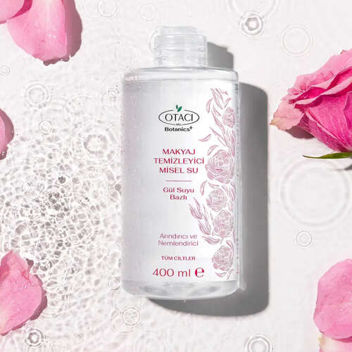 Otacı Gül Kürü Gül Suyu Bazlı Makyaj Temizleme Suyu 400 ml - 3