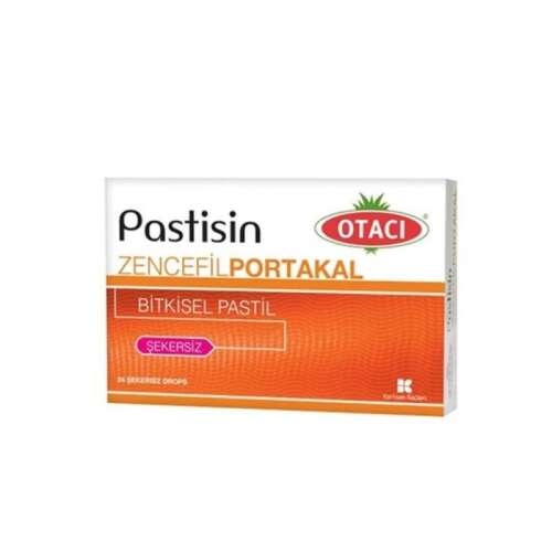 Otacı Pastisin Zencefil Portakal Bitkisel Pastil 24 Adet - Otacı Gıda Takviyeleri