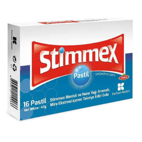 Otacı Stimmex Pastil 16 Adet - Otacı Gıda Takviyeleri