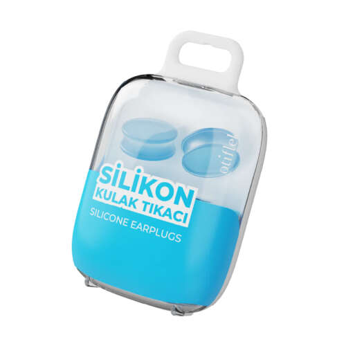 Otiflex Silikon Kulak Tıkacı - Mavi - 1