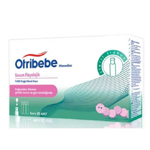 Otribebe Monodoz Serum Fizyolojik %100 Doğal Deniz Suyu 5 ml x 20 Flakon - Otribebe