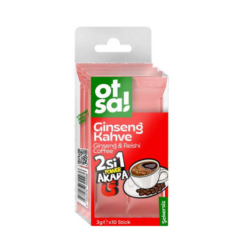 Otsa 2si 1 Arada Ginseng ve Reishi Kahve Stick 3 g x 10 Adet - 1