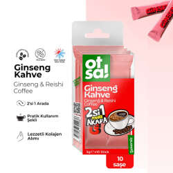 Otsa 2si 1 Arada Ginseng ve Reishi Kahve Stick 3 g x 10 Adet - 2
