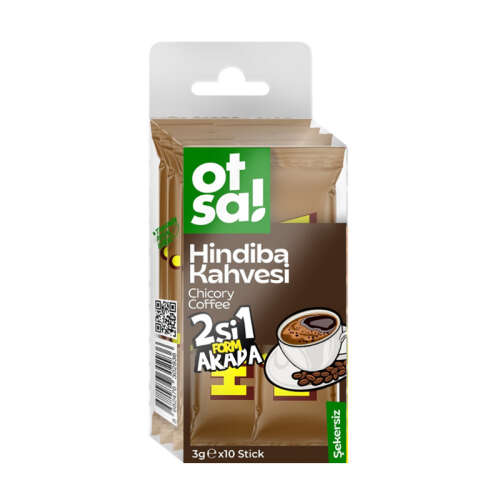 Otsa 2si 1 Arada Hindiba L-Karnitin Kahve Stick 3 g x 10 Adet - Otsa
