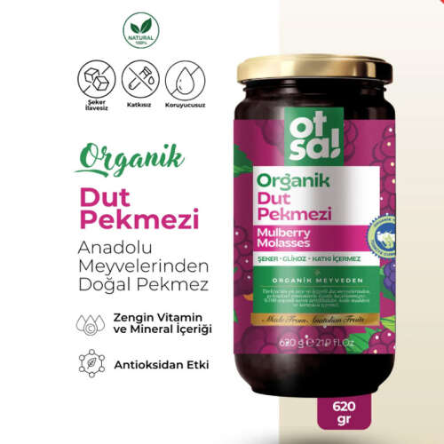 Otsa Organik Dut Pekmezi 620 g - 2