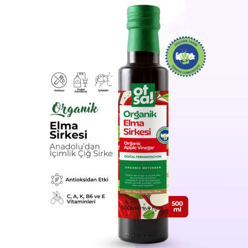 Otsa Organik Elma Sirkesi 500 ml - 2