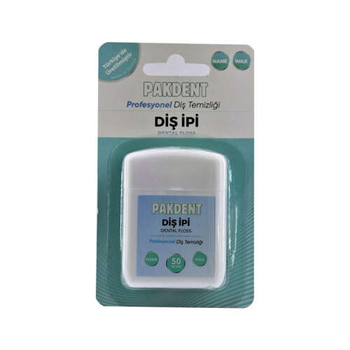 Pakdent Naneli Diş İpi 50 Metre - Pakdent