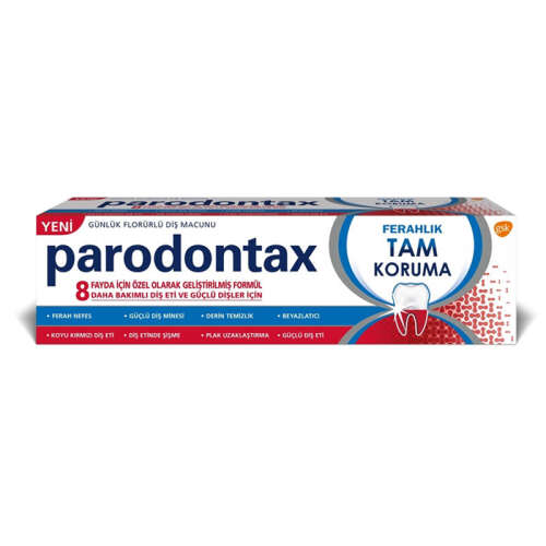 Parodontax Florürlü Diş Macunu Ferahlık Tam Koruma 75 ml - Parodontax