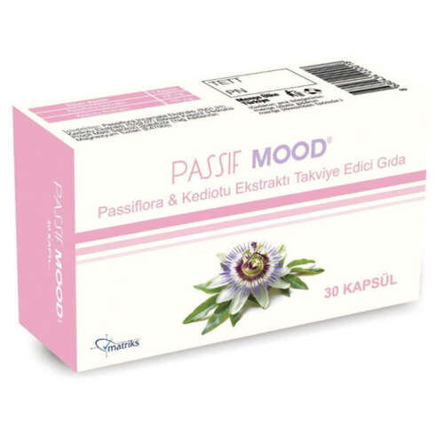 Passif Mood Passiflora ve Kediotu Ekstraktı Takviye Edici Gıda 30 Kapsül - Matriks İlaç