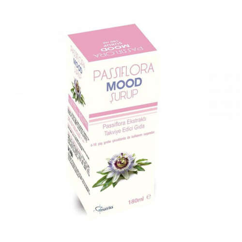 Passif Mood Şurup Passiflora Ekstraktı Takviye Edici Gıda 180ml - Matriks İlaç