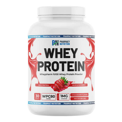 Pharmacy Nutrition Whey Protein - Çilek 900 gr - Pharmacy Nutrition