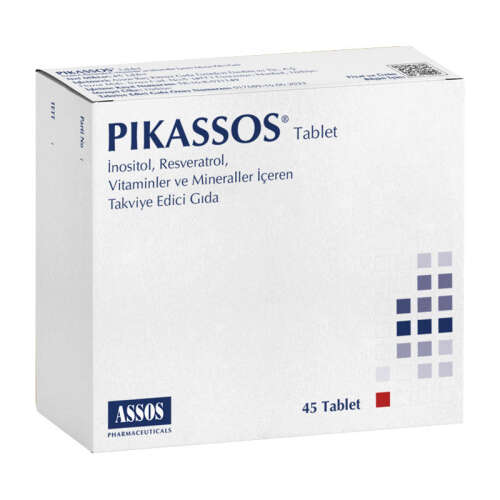 Pikassos İnositol ve Resveratrol 45 Tablet - Assos İlaç