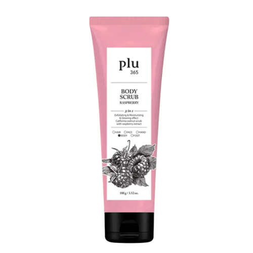 Plu 365 Body Scrub Raspberry - Ahududu Kokulu Vücut Peelingi 100 gr - Plu