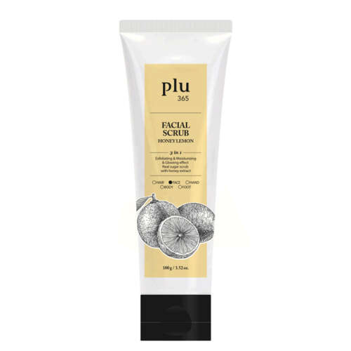 Plu 365 Facial Scrub Honey Lemon - Ballı ve Limonlu Yüz Peelingi 100 gr - Plu