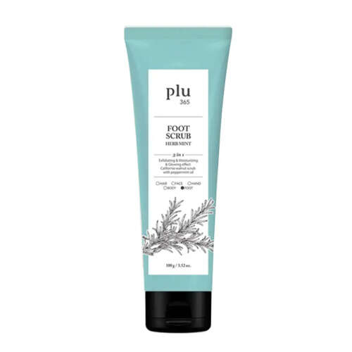 Plu 365 Foot Scrub Herb Mint - Nane Aromalı Ayak Peelingi 100 gr - Plu