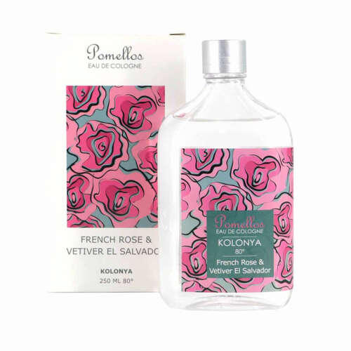 Pomellos Frenc Rose ve Vetiver El Salvador Cam Şişe Kolonya 250 ml - Pomellos