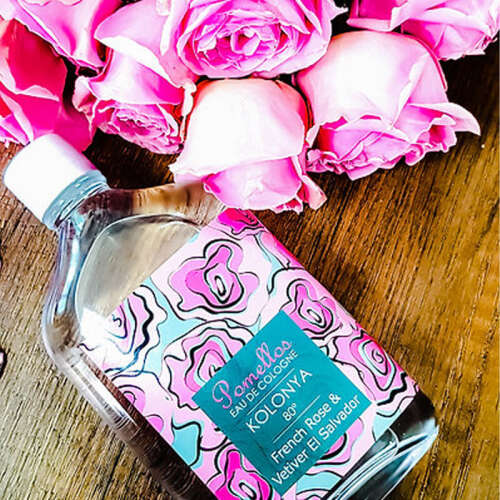 Pomellos Frenc Rose ve Vetiver El Salvador Cam Şişe Kolonya 250 ml - 3
