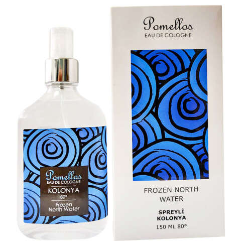 Pomellos Frozen North Water Cam Şişe Spreyli Kolonya 150 ml - 1