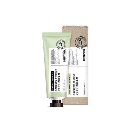 Prettyskin Avocado and Menthol Romantic Perfume Foot Cream 100 ml - PRETTYSKIN