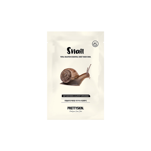 Prettyskin Total Solution Essential Sheet Mask - Snail 23 g - PRETTYSKIN
