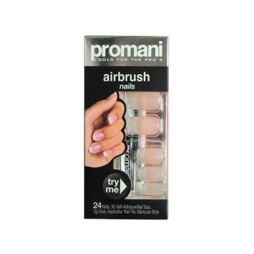 Promani French Takma Tırnak Kiti Büyük Boy Pembe - Promani