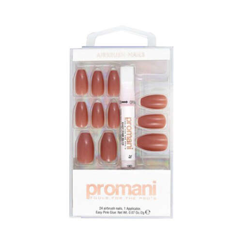 Promani Gül Kurusu Takma Tırnak Kiti - Promani