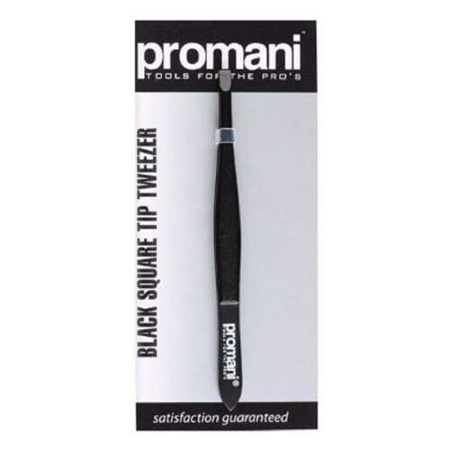 Promani Siyah Düz Uçlu Cımbız - Promani