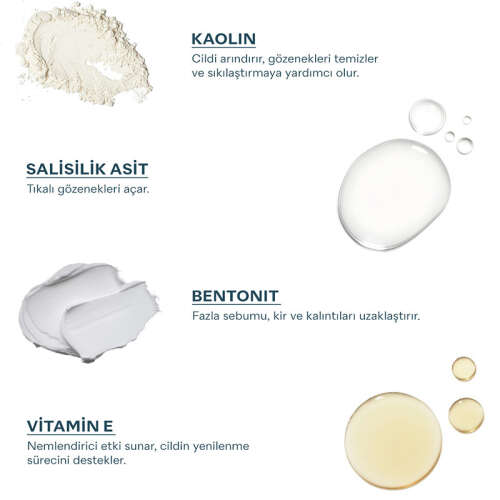 Propia Gözenek Arındırıcı Beyaz Kil Yüz Maskesi 100 ml - 6