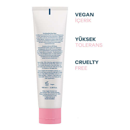 Propia Gözenek Karşıtı Kırmızı Kil Maskesi 100 ml - 8