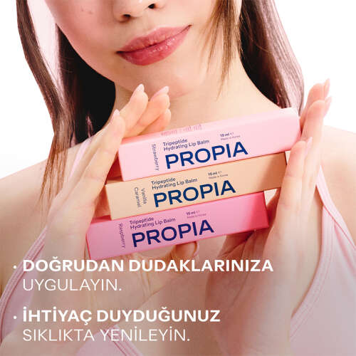 Propia Nemlendirici ve Parlatıcı Dudak Bakımı 15 ml - Rasberry - 5