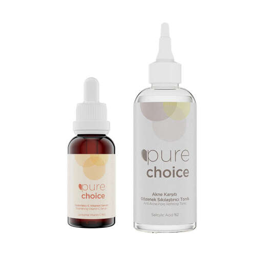 Pure Choice Aydınlatıcı ve Düzensiz Cilt Karşıtı Bakım Seti - 1