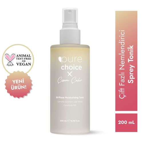 Pure Choice Çift Fazlı Nemlendirici Sprey Tonik 200 ml - 2