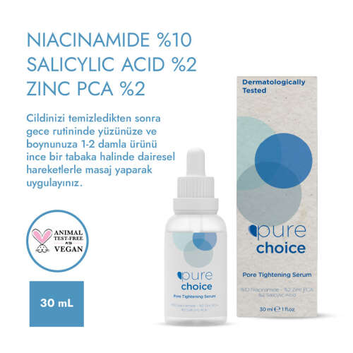 Pure Choice Gözenek Sıkılaştırıcı Serum 30 ml - 4