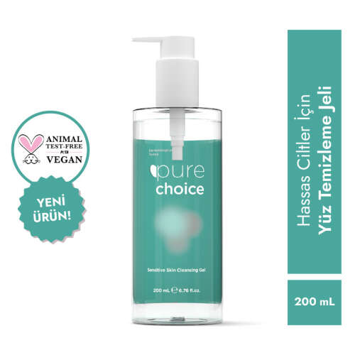 Pure Choice Hassas Ciltler için Yüz Temizleme Jeli 200 ml - Pure Choice