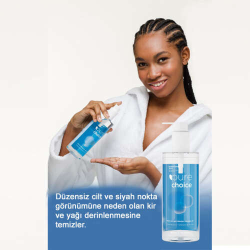 Pure Choice Karma ve Yağlı Ciltler için Yüz Temizleme Jeli 400 ml - 3