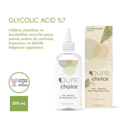 Pure Choice Leke Karşıtı Tonik 200 ml - 4