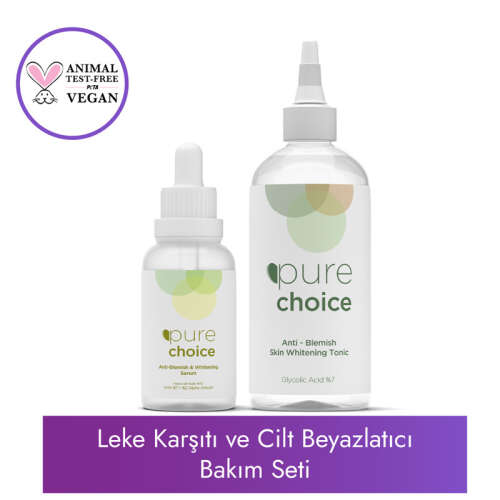 Pure Choice Leke Karşıtı ve Cilt Beyazlatıcı Bakım Seti - 2