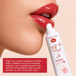 Pure Choice Parlatıcı 3in1 Glossy Lip Balm - Cherry Radiance 10 ml - 3