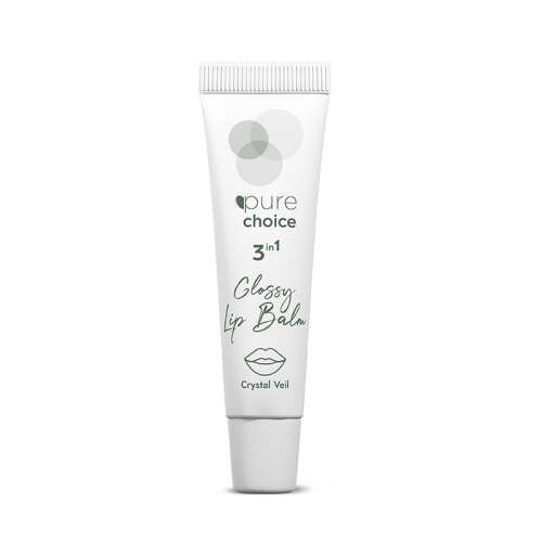 Pure Choice Parlatıcı 3in1 Glossy Lip Balm - Crystal Veil 10 ml - Pure Choice