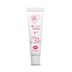 Pure Choice Parlatıcı 3in1 Glossy Lip Balm - Pink Aura 10 ml - 1