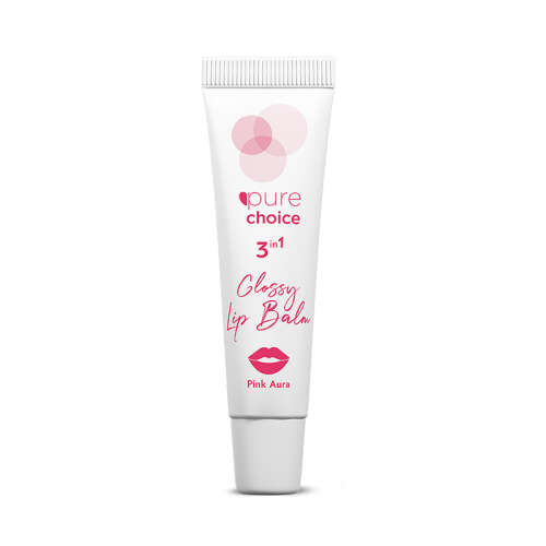 Pure Choice Parlatıcı 3in1 Glossy Lip Balm - Pink Aura 10 ml - Pure Choice