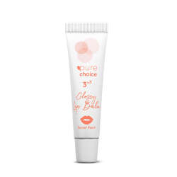Pure Choice Parlatıcı 3in1 Glossy Lip Balm - Sunset Peach 10 ml - 1