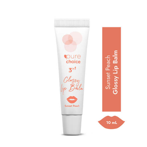 Pure Choice Parlatıcı 3in1 Glossy Lip Balm - Sunset Peach 10 ml - 2