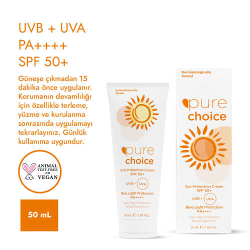 Pure Choice Pure Choice Spf50+ Güneş Koruyucu Krem 50 ml - 3