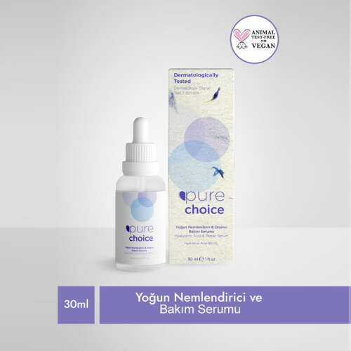 Pure Choice Yoğun Nemlendirici ve Onarıcı Bakım Serumu 30 ml - 2